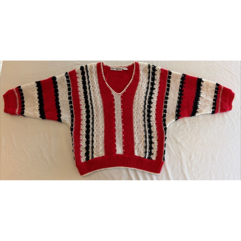 Rainbow Ridge Women's Sweater‎ Red Size Large